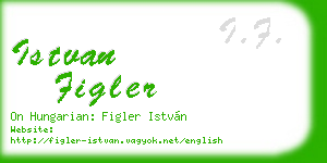 istvan figler business card